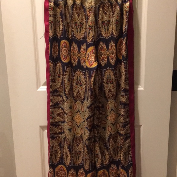 Zara paisley scarf print wide leg pants - Picture 12 of 12